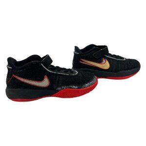 Nike Black/Red LeBron Trinity Kids Sneakers | Size 2B